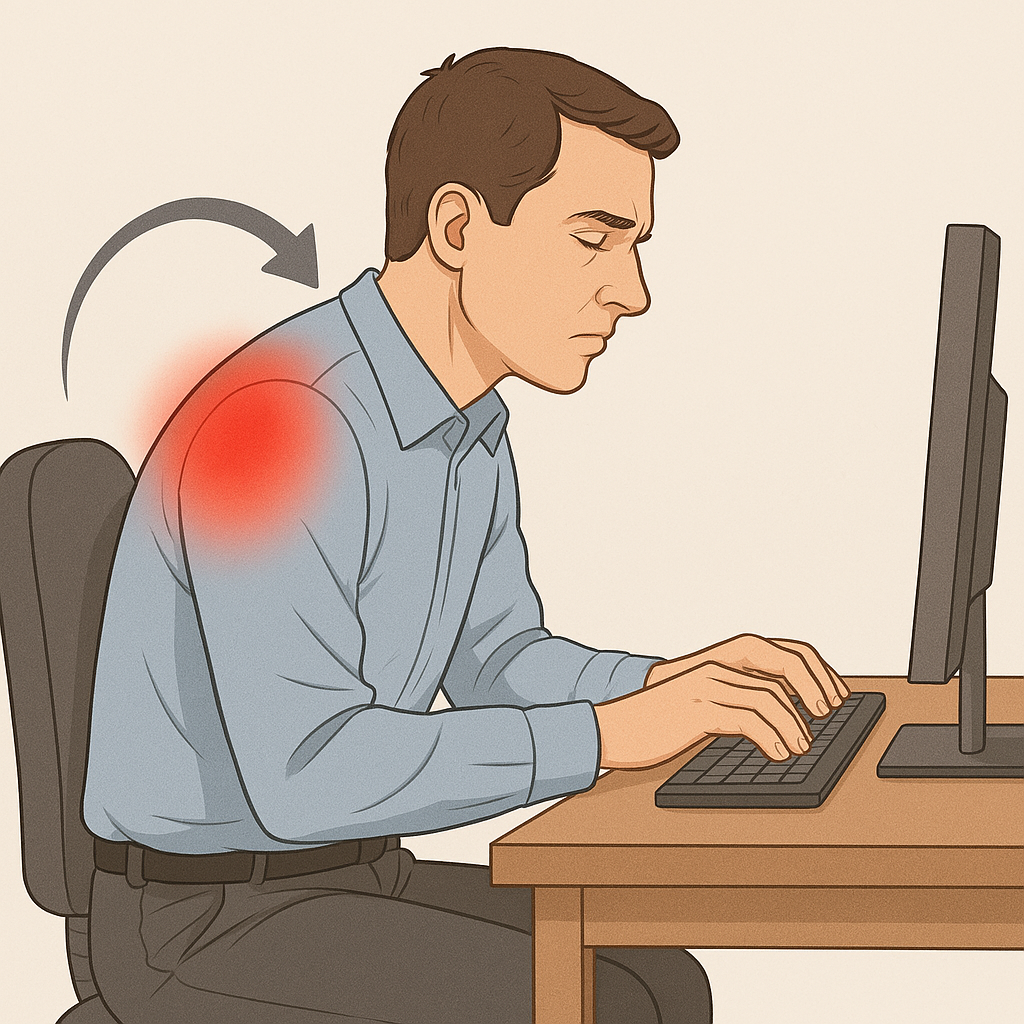 وضعيات تسبب التهاب أوتار الكتف