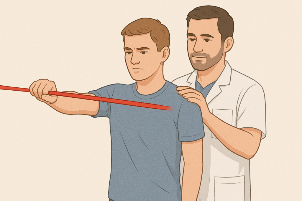 تمارين علاج التهاب أوتار الكتف