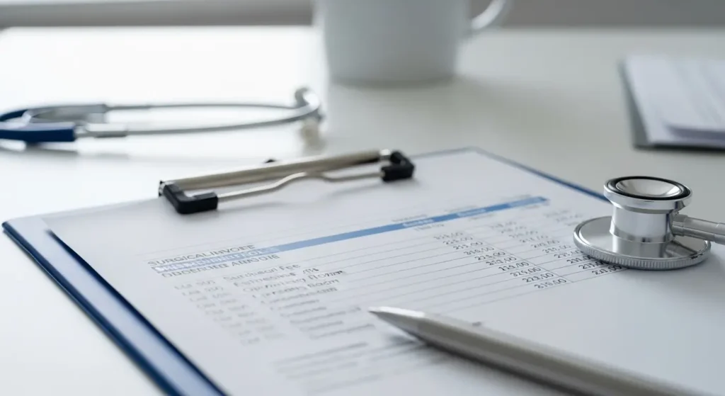 Devis détaillé d'une clinique privée pour une arthroscopie du genou au Maroc